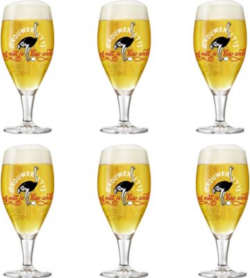 Brouwerij 't IJ speciaal bierglazen - 30cl - 6 stuks