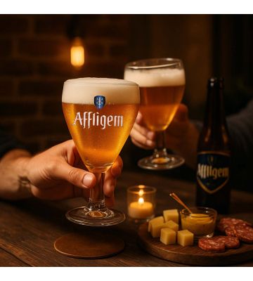 Affligem bierglazen op voet - 30cl - 6 stuks