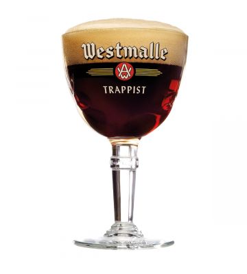 Westmalle bierglas op voet - 33cl