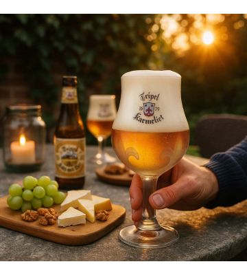 Tripel Karmeliet bierglazen op voet - 33cl - 6 stuks
